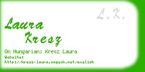 laura kresz business card